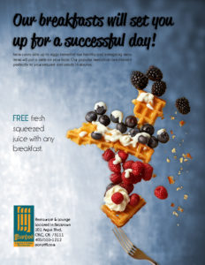 8x10 Restaurant & Bar Breakfast Print Ad