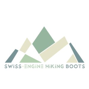 Swiss-Engine Hiking Boots - Fictitious Logo Design